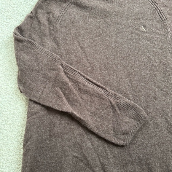EUC Calvin Klein wool hoodie sweater - Picture 3 of 8